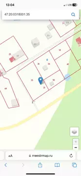 Участок в Ленинградская область, Кингисеппский район, Нежновское ...