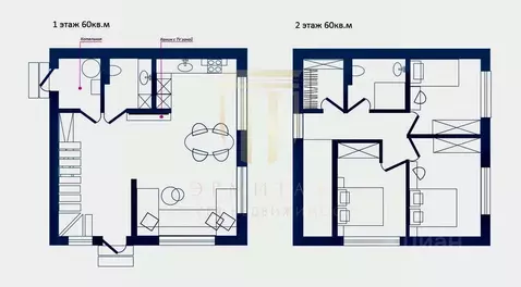 Дом в Ленинградская область, Ломоносовский район, Ропшинское с/пос, ...