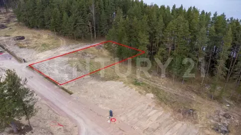 Участок в Ленинградская область, Приозерский район, Громовское с/пос, ...