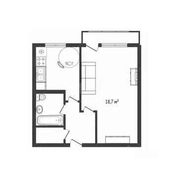 1-к кв. Брянская область, Клинцы ул. Скоробогатова, 1 (36.7 м)