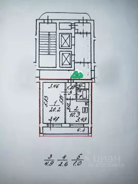 1-к кв. Санкт-Петербург ул. Коллонтай, 21К1 (39.0 м)