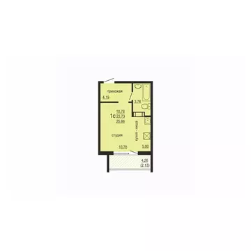 Студия Челябинская область, Челябинский городской округ, пос. Западный ...