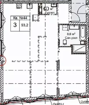 3-к кв. Нижегородская область, Нижний Новгород Огни Започаинья жилой ...