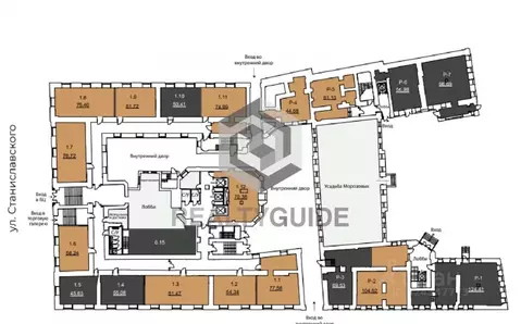 Офис в Москва ул. Александра Солженицына, 27 (78 м)