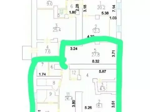 Торговая площадь в Москва Большой Харитоньевский пер., 9 (148 м)