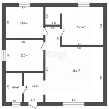 Дом в Крым, Симферопольский район, Трудовское с/пос, Минерал СНТ ул. ...