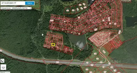 Участок в Ленинградская область, Ломоносовский район, Низинское с/пос, ...