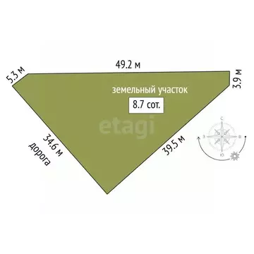 Участок в Тюменская область, Тюменский муниципальный округ, д. ...