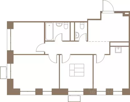 3-к кв. Московская область, Пушкино Фабрикант жилой комплекс, 1 (72.0 ...