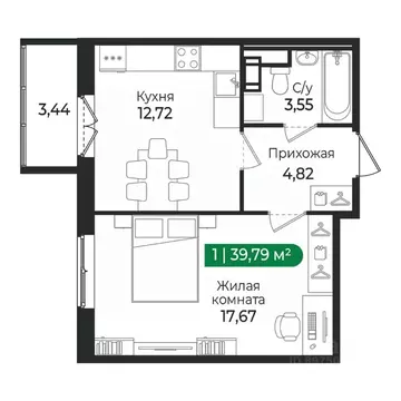 1-к кв. Ленинградская область, Сертолово Всеволожский район, Сертолово ...