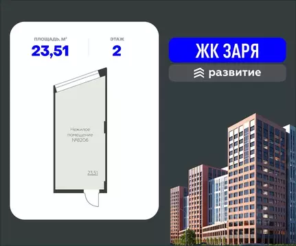 Помещение свободного назначения в Воронежская область, Воронеж Заря ...