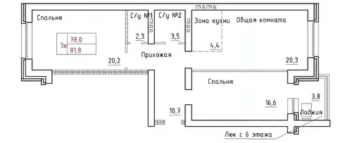 3-к кв. Новосибирская область, Новосибирский район, Мичуринский ...