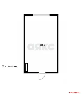 Студия Краснодарский край, Краснодар ул. Имени Тургенева (18.8 м)