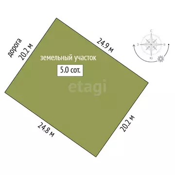 Дом в Тюмень, СНТ Вертолёт, Западная улица (45 м)