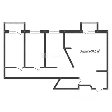 4-к кв. Алтайский край, Барнаул просп. Ленина, 43А (94.1 м)