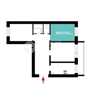 Комната Свердловская область, Екатеринбург ул. Амундсена, 55к2 (11.0 ...