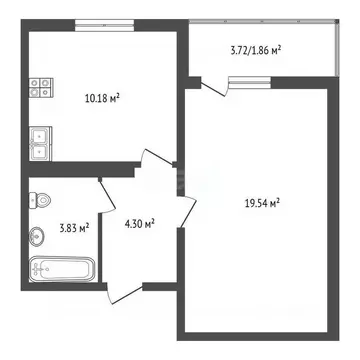 1-к кв. Краснодарский край, Анапа ул. Ленина, 194 (37.5 м)