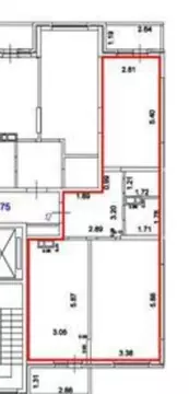 2-к кв. Краснодарский край, Краснодар ул. Командорская, 5/2 (65.0 м)