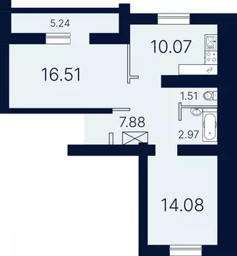 2-к кв. Саратовская область, Саратов проезд Ново-Крекингский, 6А ...