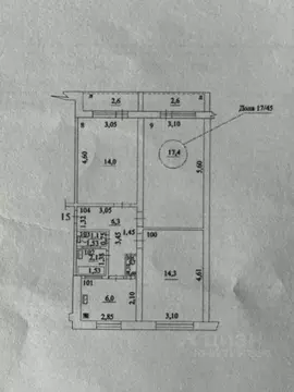 Комната Самарская область, Самара Хасановская ул., 10 (14.0 м)