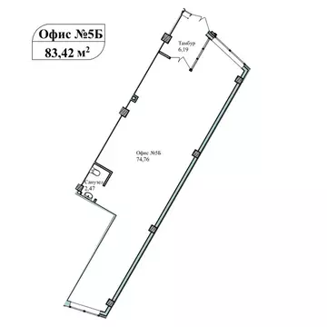 Торговая площадь в Севастополь ул. Летчиков, 10 (82 м)