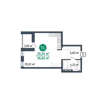 Студия Тюменская область, Тюменский муниципальный округ, д. Дударева ...