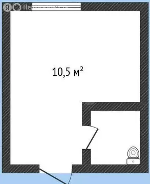 1к в -комнатной квартире ( м)