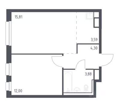 1-к кв. Ленинградская область, Мурино Всеволожский район, Новые ...