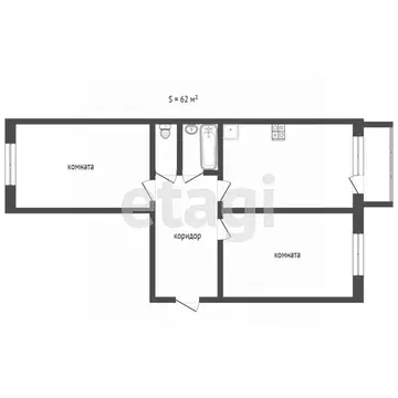 2-к кв. Тверская область, Конаковский муниципальный округ, д. Мокшино ...