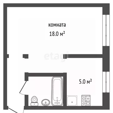 1-к кв. Владимирская область, Муром ул. Чкалова, 6Б (30.4 м)