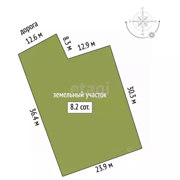 Участок в Москва д. Кнутово, 8Б (8.21 сот.)