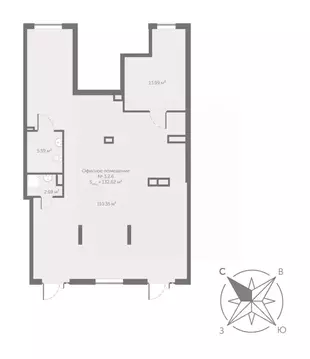 Помещение свободного назначения в Санкт-Петербург Октябрьская наб., ...