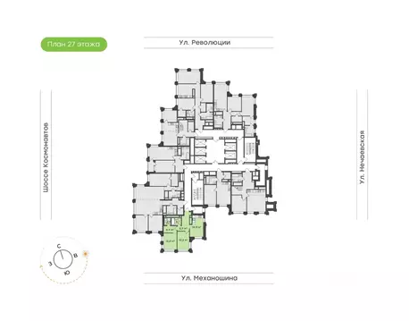 2-к кв. Пермский край, Пермь ул. Механошина, 16 (59.7 м)