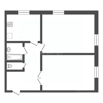 2-к кв. Тульская область, Богородицк ул. Коммунаров, 35 (49.0 м)