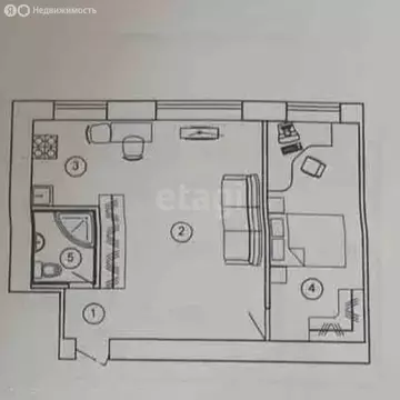2-комнатная квартира: Казань, улица Меховщиков, 4А (42.3 м)