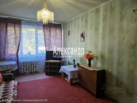 3-к кв. Ленинградская область, Выборгский район, Полянское с/пос, пос. ...