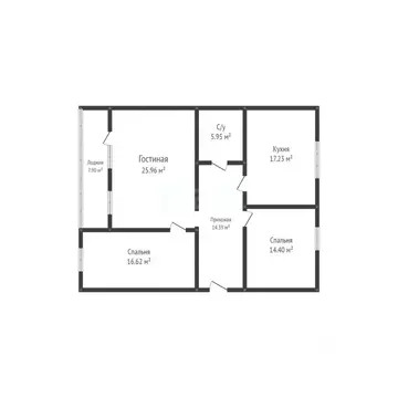 3-к кв. Краснодарский край, Геленджик Севастопольская ул., 19 (86.4 м)