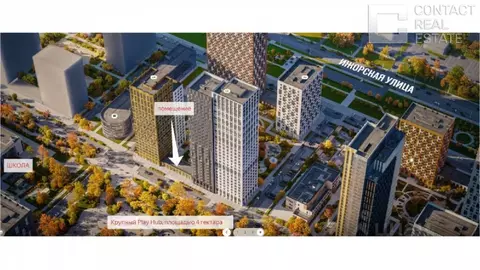 Торговая площадь в Москва Бусиновский Парк жилой комплекс, 2.3 (52 м)