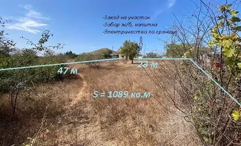 Участок в Крым, Черноморское пгт, Тарханкут СНТ 256 (11.0 сот.)