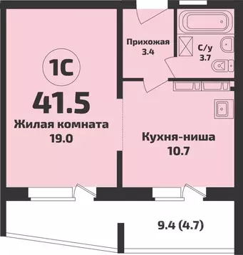 1-к кв. Новосибирская область, Новосибирский район, Станционный ...