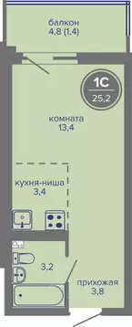 Студия Пермский край, Пермь ш. Космонавтов, 309Ак1 (25.2 м)