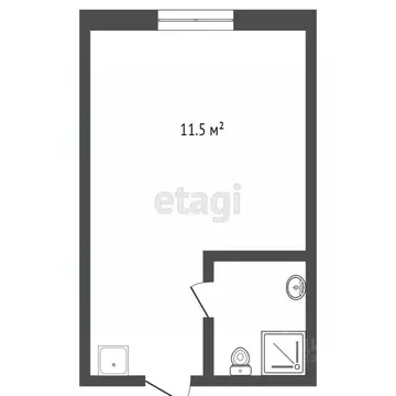 Комната Тюменская область, Тюмень Одесская ул., 18 (13.1 м)