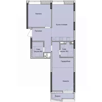 2-к кв. Татарстан, Казань Седьмое Небо жилрайон, Унай жилой комплекс ...