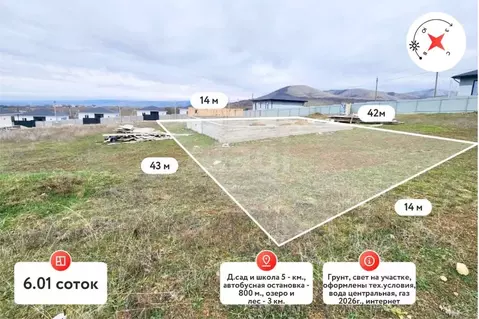 Участок в Крым, Симферопольский район, Добровское с/пос, с. Мраморное  ...