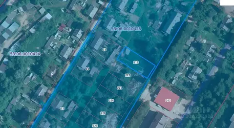 Участок в Новгородская область, Крестцы рп ул. Комсомольская, 4 (9.0 ...