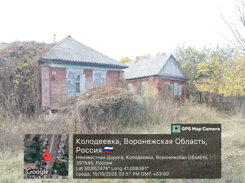 Дом в Воронежская область, Бутурлиновский район, Колодеевское с/пос, ...