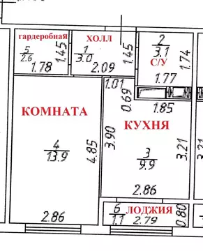 1-комнатная квартира: деревня Глухово, Романовская улица, 13 (34 м)