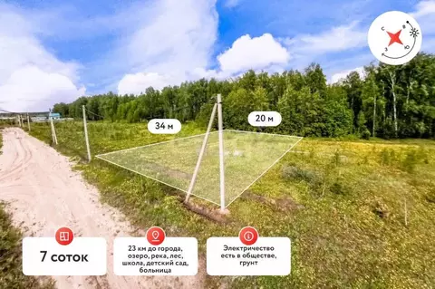 Участок в Тюменская область, Тюменский муниципальный округ, д. Елань  ...