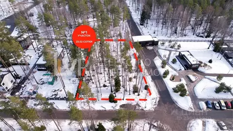 Участок в Ленинградская область, Выборгский район, Первомайское с/пос, ...