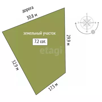 Участок в Тюменская область, Тюменский муниципальный округ, д. Ушакова ...